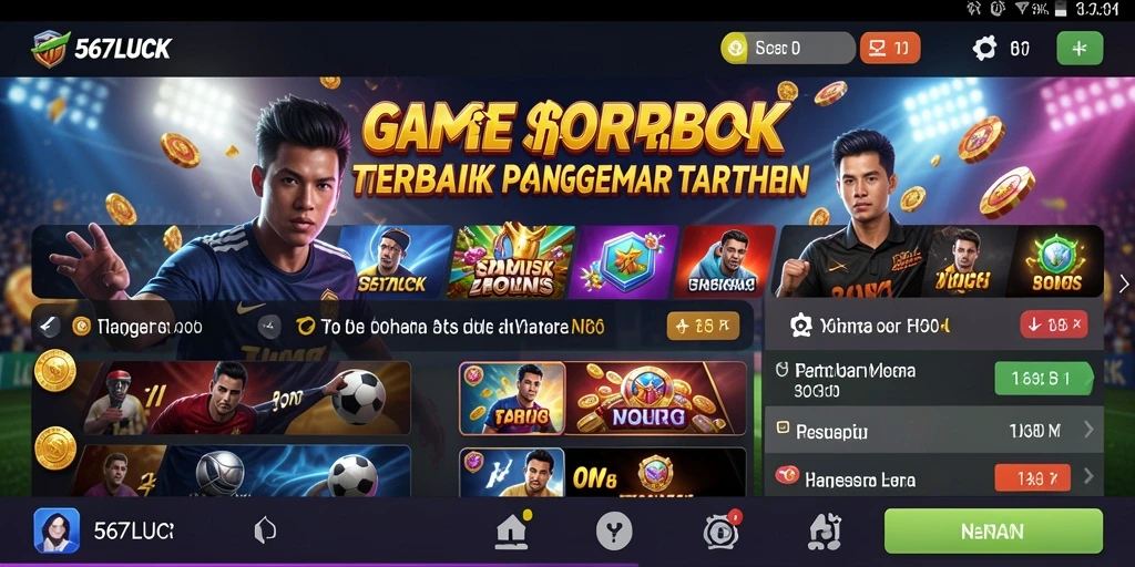 Tampilan gameplay Sportsbook di 567LUCK yang menarik dan intuitif.