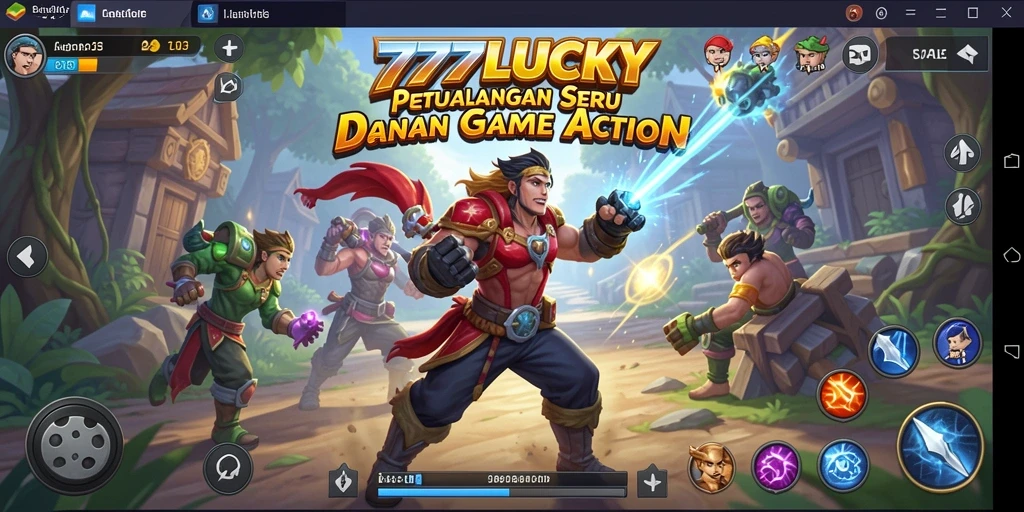 Tampilan gameplay <strong>777LUCKY</strong> yang mendebarkan dan penuh aksi.