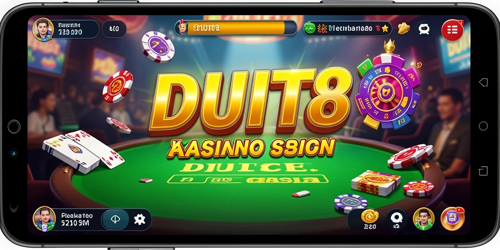 Tampilan gameplay seru di DUIT8 dengan berbagai pilihan permainan Kasino.