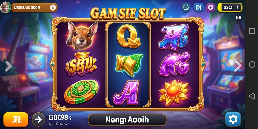 Tampilan menarik screenshot gameplay Slot ID098 dengan efek yang memukau.