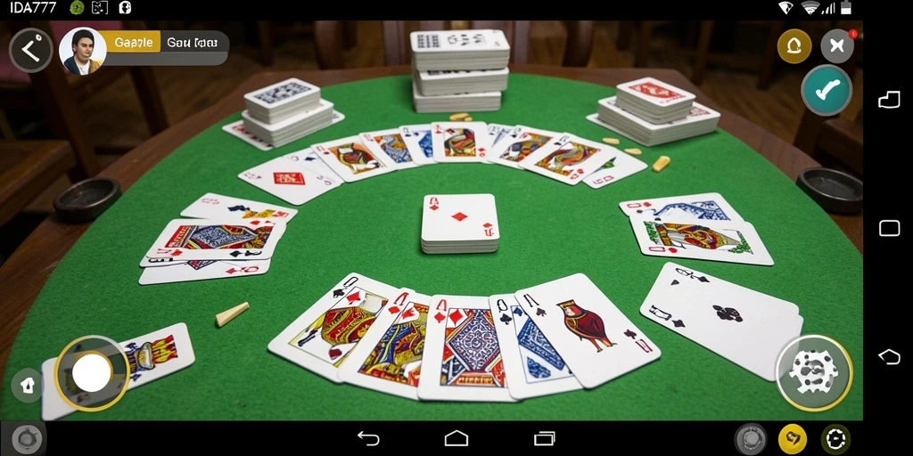 Tampilan gameplay Gaple yang seru di IDA777.