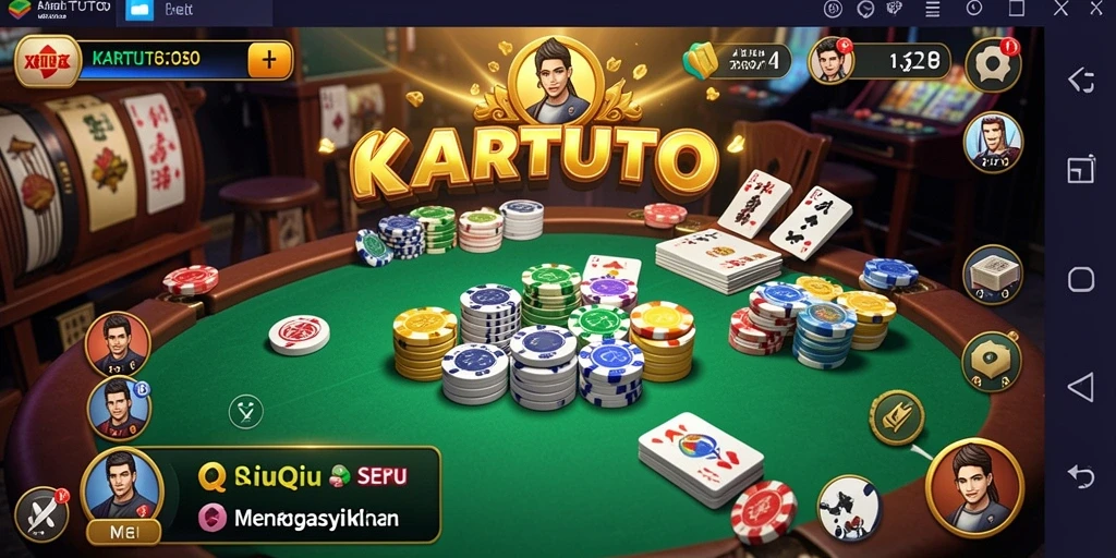 Tampilan gameplay KARTUTOTO yang menarik dan seru