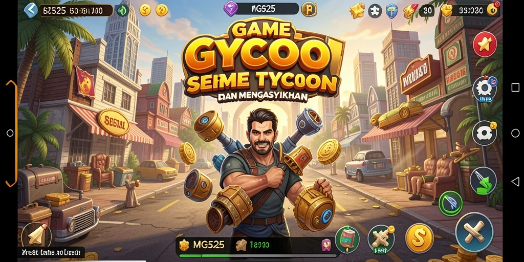 Tampilan menarik dari gameplay MG525 yang seru dan penuh tantangan.