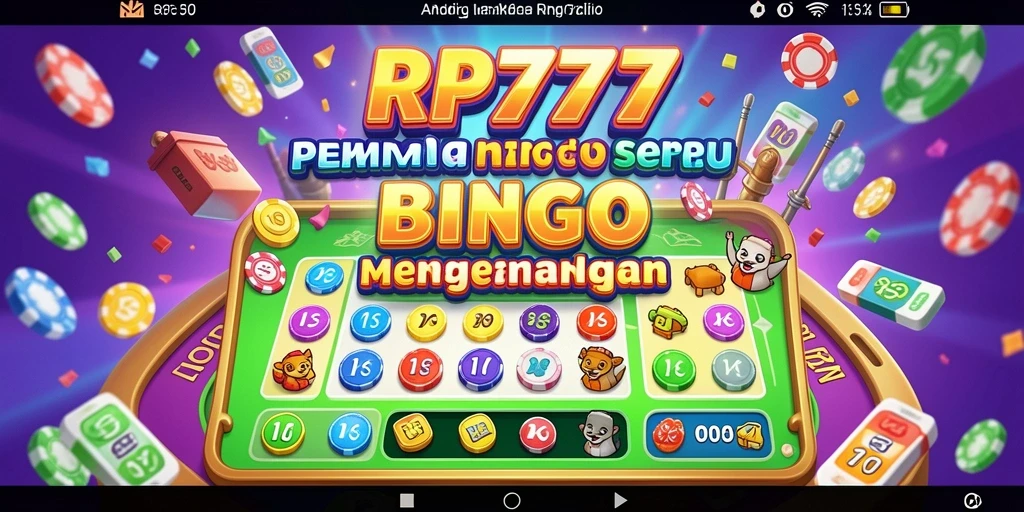 Tampilan seru dari gameplay Bingo RP777 yang menarik.